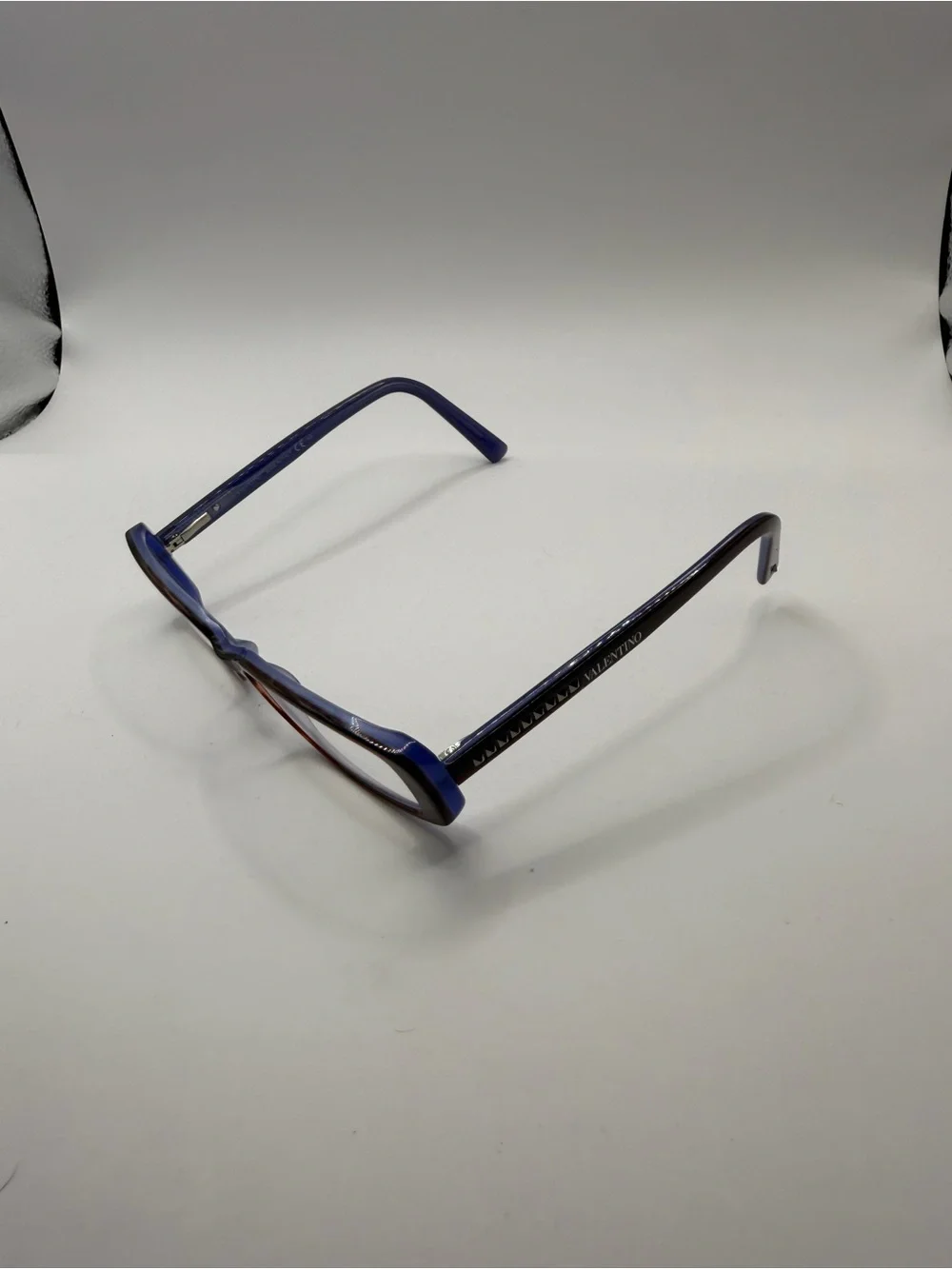 Valentino Italy V5761 ISK 53-14-135 Tortoise/Lavender Eyeglasses Frame IM77 blue